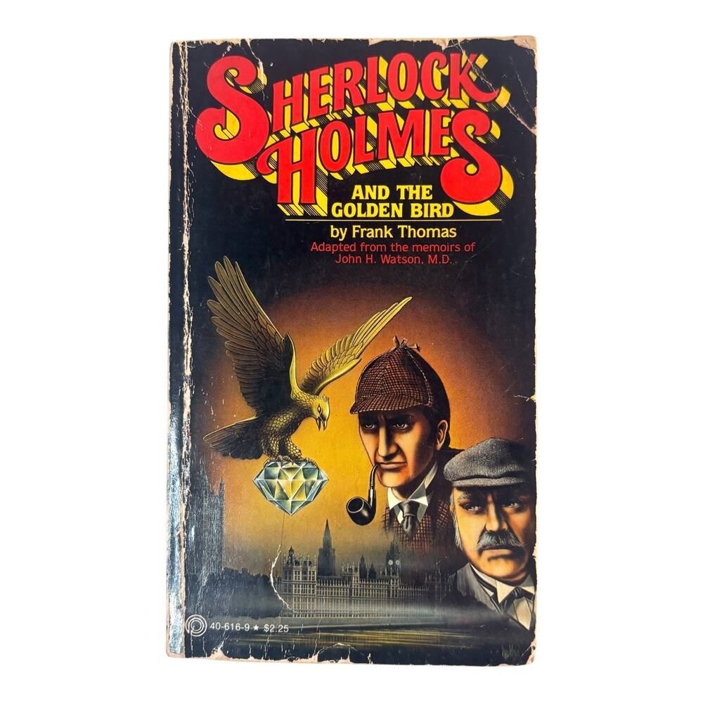 "Sherlock Holmes and the Golden Bird" Frank Thomas 1979 First Printing Pinnacle